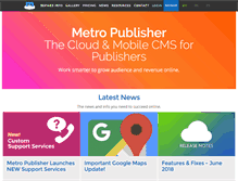 Tablet Screenshot of metropublisher.com